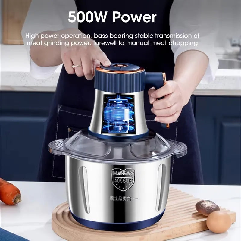 Wielofunkcyjny Robot Kuchenny 5L – Mielenie, Siekanie i Blendowanie w Jednym