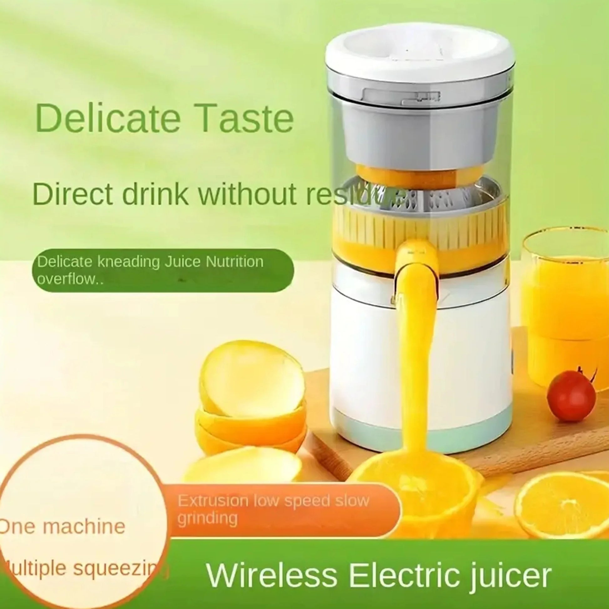 FreshJuice™ – Elektryczna Wyciskarka USB Do Pomarańczy, Cytryn i Limonek